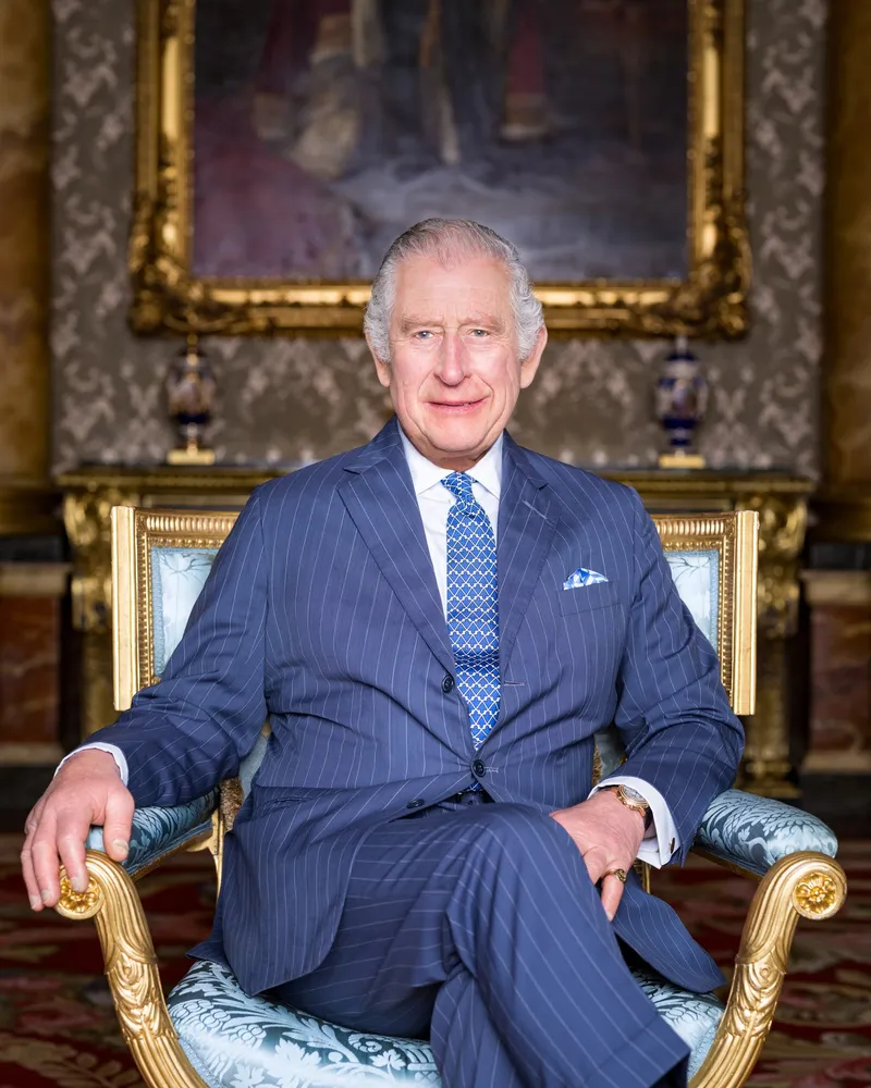 Активисты разрисовали новый портрет короля Чарльза в лондонской галерее