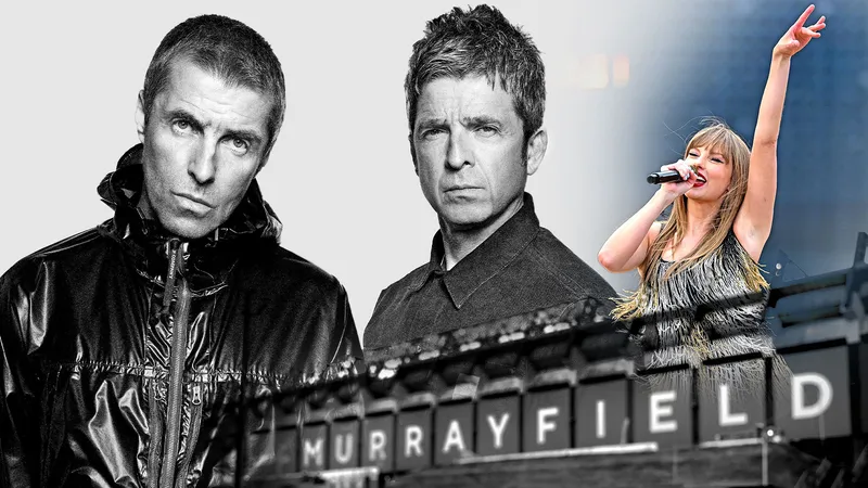 Огромные стальные заборы установлены перед концертом Oasis в Хитон Парке, чтобы предотвратить бесплатный доступ зрителей без билетов