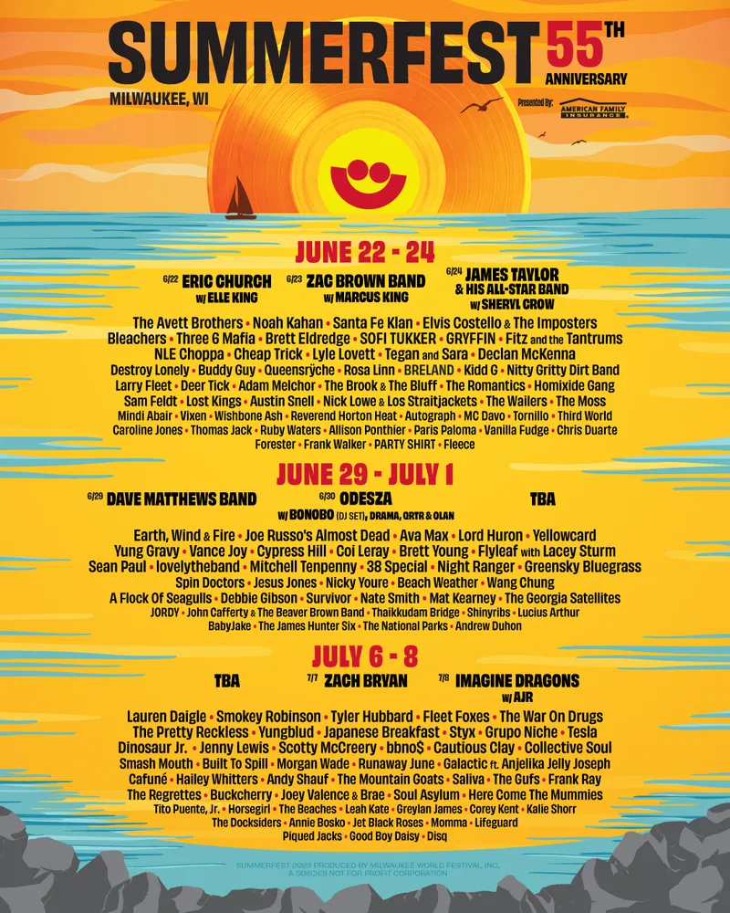 На Summerfest 2024 в Милуоки выступят Toosii, Tyler Childers и Motley Crue