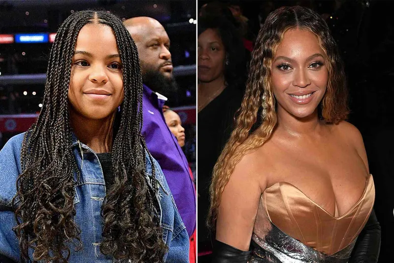 12-летняя Blue Ivy поддерживает маму Бейонсе на церемонии награждения iHeartRadio Music Awards 2024 в джинсовом корсете и джинсах