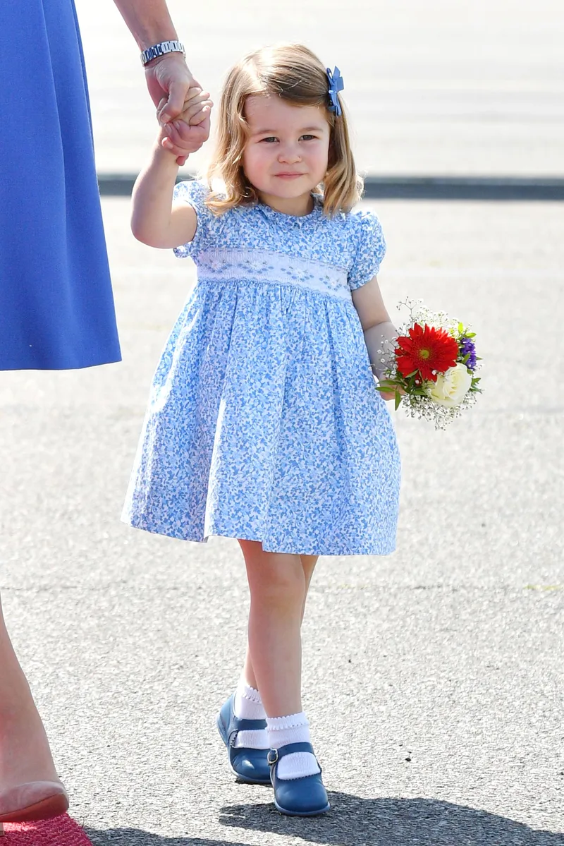 Принцесса Шарлотта сияет в платье с пайетками и бохо-косичками на концерте Тейлор Свифт
