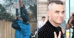 Робби Уильямс удивляет прохожих в Амстердаме, прося их о селфи, так как почти никто не узнает звезду