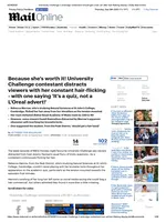 "Участница University Challenge Каренза Данко: восхищение и критика за её дерзкий стиль"