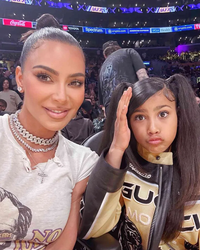 Ким Кардашьян привела свою 10-летнюю дочь Норт на просмотр 
