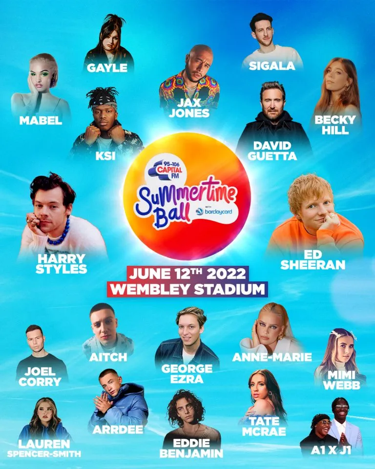 Состав участников фестиваля Capital Summertime Ball 2024 включает в себя Сабрину Карпентер, Перри Эдвардс и Дэвида Гетту