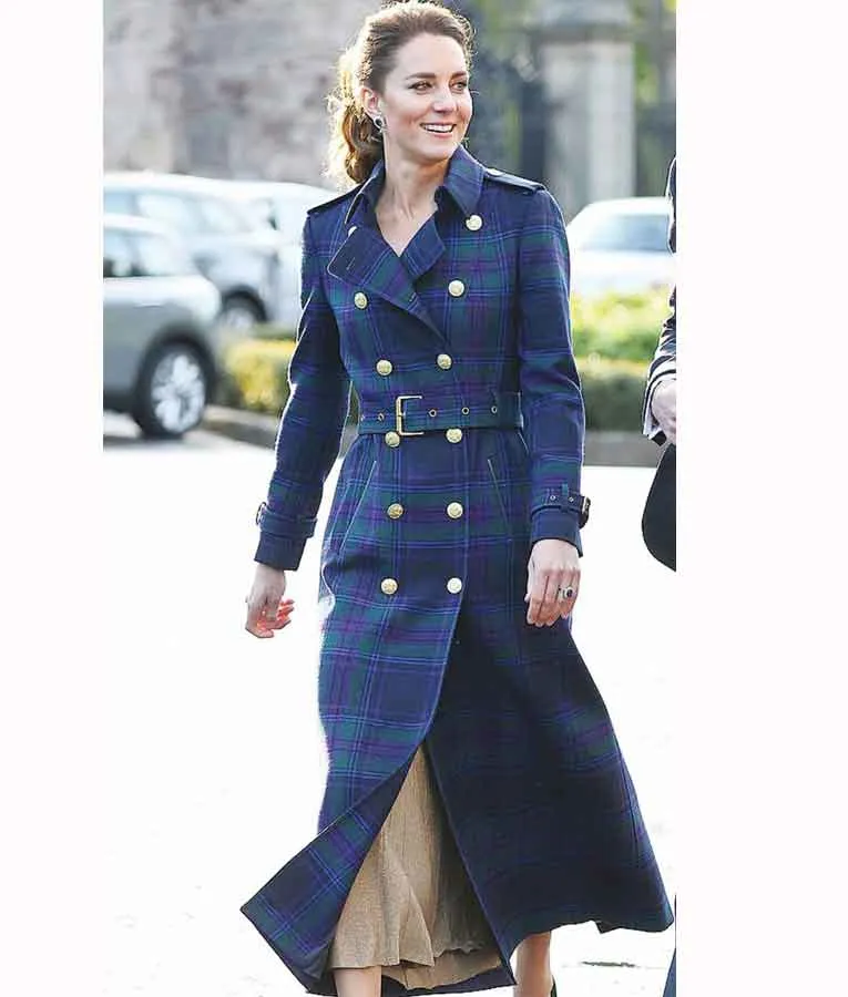 Kate-Middleton-Holland-Cooper-Tartan-Blue-Coat